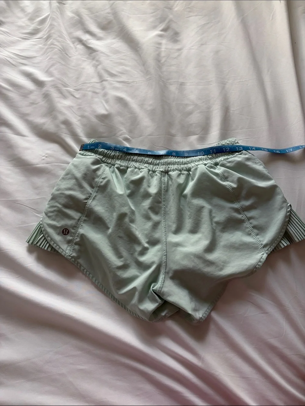 Lululemon Hottie Hot Pleated Mint Green Athletic Shorts - Picture 11 of 12